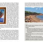 Links oben steht „Prince Edward Island.“ Rechts unten ist ein Textfeld mit dem Titel „INFO: Lage." Links oben ein Bild mit „Gemälde im Museum." Rechts ein Foto mit „Einsamer Strand am Murray Head."