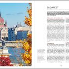 Text: Winterbeschreibung, Städte, Genfer See.  
Blick auf gefrorene Hafenmauer bei Dämmerung.