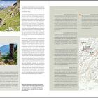 **Touren-Informationen:** Anreise nach Oberstdorf ist am leichtesten mit der Bahn.

Text beschreibt eine Wanderroute, mit Details zu Highlights wie Meran und Empfehlungen.

Ein bild zeigt eine Berglandschaft mit See und Wanderer. Ein anderes Bild zeigt den Blick auf eine Stadt mit Palmen und Kirchturm. Eine Karte zeigt die Route.
