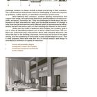 Text im Bild: "Experimental Satellites, Pacquée/Rinke, Porosity and permeability diagram." Architekturzeichnung und Innenraum mit Stühlen.