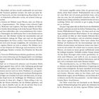 Seitenzahlen: 20 und 21. Überschriften: "MEIN LEBEN MIT HÜHNERN" und "CHICKEN BOY". Flüssiger Text über Hühnererlebnisse.