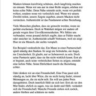 Ein Text über Authentizität, Nähe und ehrliche Beziehungen, mit Beispielen aus Partnerschaft und Freundschaft.