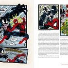 Comic-Szene: "WE WANT TO EAT YOUR BRAIN" sagt Venom. "SPIDER-SENSE! VENOM?! NO!" ruft Spider-Man. Eine actiongeladene Auseinandersetzung.