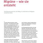 Migräne – wie sie entsteht. Vom Nervensystem bis zum Alltag: So entwickelt sich Migräne Schritt für Schritt. Text beschreibt die Rolle der Mitochondrien in Körperzellen und ihre Verbindung zu Migräne.