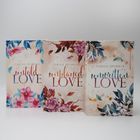 Drei Buchcover mit Titeln: "Untold Love", "Unplayed Love" und "Unwritten Love" von Teresa Sporrer. Florale Designs.