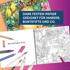 DANK FESTEM PAPIER GEEIGNET FÜR MARKER, BUNTSTIFTE UND CO. Mein Glück beginnt mit mir. Nimm das Glück in die Hand! Bunte Stifte.