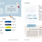 Links: "Das brauchst du:" mit Materialienliste, darunter Farben: Kadmiumorange, Zinnoberrot, Alizarin-Karmesin. Rechts: Tipps.
