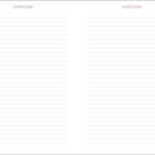 Oben steht zweimal "ADRESSEN". Darunter sind zwei Spalten mit linierter Schreibfläche.