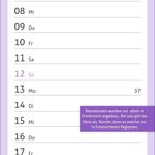 01 Mi, 02 Do, 03 Fr, 04 Sa, 05 So, 06 Mo 36, 07 Di, 08 Mi, 09 Do, 10 Fr, 11 Sa, 12 So, 13 Mo 37, 14 Di

Obstarrangement mit Äpfeln, Renekloden, und Getränken auf einem Tisch.