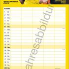 Kalender-Seite für September 2026 mit Fußballspieler, BVB-Logo, Maximilian Beier-Text und Datumsliste.