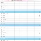 „SEPTEMBER. Bei den Beduinen in Ägypten war es üblich, Kinder ohne medizinische Hilfe zu gebären.“ Kalender mit Wochenübersicht.