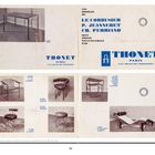 Thonet Paris, Boulevard Poissonnière. Möbel von Le Corbusier, Jeanneret, Perriand. Fotos von modernen Möbelstücken.