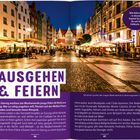 "Inhalt" steht oben mehrmals. Links eine bunte Häuserreihe mit vielen roten Dächern und grünem Laub.