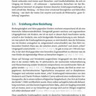 Überschrift: Erziehung – Beziehung – Bindung. Abschnittstitel: 2.1. Erziehung ohne Beziehung. Die Seitenzahl unten ist 14.