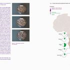 Textlinks: Links wird der Einsatz von infraleichtem Beton in Afrika beschrieben und rechts eine Karte mit Holzhandelsdaten in Afrika gezeigt.
