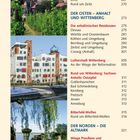 Inhalt 9: Themen und Seitenzahlen, darunter "Hanse", "Das Kulturland", "Musikland", drei Farbfotos von Landschaften und Architektur.