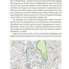 Text: "Perleberg", "Prignitzexpress RE 6", "Die Rolandstadt gehört..." Karte zeigt Straßen von Perleberg. Unten: "Perleberg", "13".