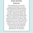 "Das Kind Balasana" beschreibt die Vorteile dieser Yoga-Haltung, fördert Entspannung, lindert Rückenschmerzen und unterstützt Ruhe.