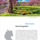Vorderseite: 26. April, Montag. Rückseite: Berchtesgaden. Berchtesgaden, Bayern. Illustration einer Frühlingslandschaft.