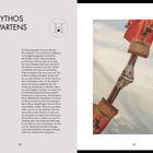 "DER MYTHOS DES WARTENS" links oben. Text über die Birkin Bag. Rechts Foto einer schwebenden Person mit Tasche.