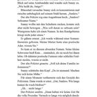 Ein Dialog zwischen einem Polizisten und einer Person namens Sunny. Themen: Name, Sonnenfinsternis, Familie. Ende mit Frage: „Was weißt du über den Albtraumfluch?“