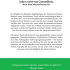 "Jeder redet von Gesundheit, doch kein Mensch besitzt sie." Zitat: „Vergessen musst du das, was früher du gelernt.“ Meister Yoda. Unten ein Logo mit Spritze und Blättern.
