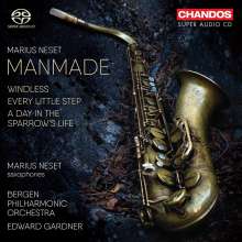 Marius Neset (geb. 1985): Saxophonkonzert "ManMade", Super Audio CD