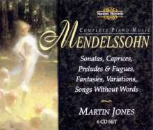 Felix Mendelssohn Bartholdy (1809-1847): Sämtliche Klavierwerke, 6 CDs