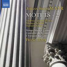 Johann Simon (Giovanni Simone) Mayr (1763-1845): Motetten Vol.2, CD