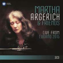 Martha Argerich &amp; Friends - Live from Lugano Festival 2015, 3 CDs