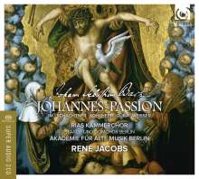 Johann Sebastian Bach (1685-1750): Johannes-Passion BWV 245, 2 Super Audio CDs und 1 DVD