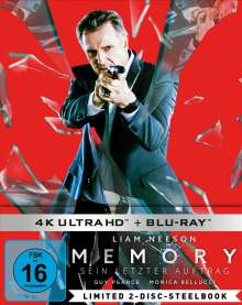 Memory - Sein letzter Auftrag (Ultra HD Blu-ray &amp; Blu-ray im Steelbook), 1 Ultra HD Blu-ray und 1 Blu-ray Disc