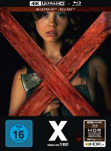 X (Ultra HD Blu-ray &amp; Blu-ray im Mediabook), 1 Ultra HD Blu-ray und 1 Blu-ray Disc