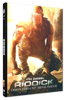 Riddick (Blu-ray &amp; DVD im Mediabook), 1 Blu-ray Disc und 1 DVD