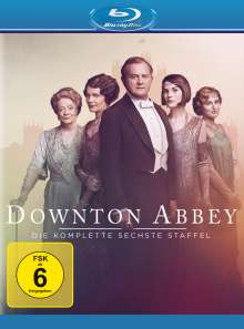 Downton Abbey Staffel 6 (finale Staffel) (neues Artwork) (Blu-ray), 1 Blu-ray Disc und 3 DVDs