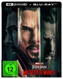 Doctor Strange in the Multiverse of Madness (Ultra HD Blu-ray &amp; Blu-ray im Steelbook), 1 Ultra HD Blu-ray und 1 Blu-ray Disc