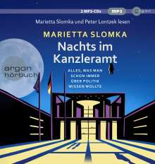 Marietta Slomka: Nachts im Kanzleramt, 2 MP3-CDs