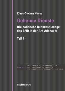 Klaus-Dietmar Henke: Geheime Dienste, Buch