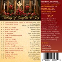 St. Philip Cathedral Choir &amp; Schola Atlanta - Tidings of Comfort &amp; Joy, CD