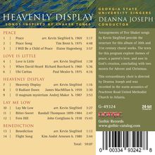 Georgia State University Singers - Heavenly Display, CD