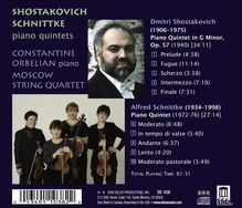 Dmitri Schostakowitsch (1906-1975): Klavierquintett op.57, CD