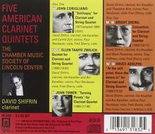 David Shifrin - Five American Clarinet Quintets, 2 CDs