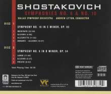 Dmitri Schostakowitsch (1906-1975): Symphonien Nr.6 &amp; 10, 2 CDs