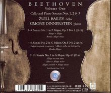 Ludwig van Beethoven (1770-1827): Cellosonaten Nr.1-3, CD