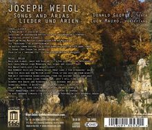 Joseph Weigl (1766-1846): Lieder &amp; Arien, CD
