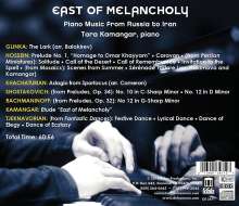 Tara Kamangar - East of Melancholy, CD