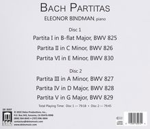 Johann Sebastian Bach (1685-1750): Partiten BWV 825-830, 2 CDs