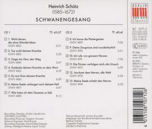 Heinrich Schütz (1585-1672): Schwanengesang SWV 482-494, CD