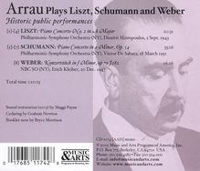 Claudio Arrau spielt Klavierkonzerte, CD