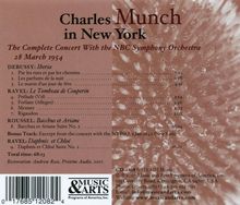 Charles Munch in New York, CD